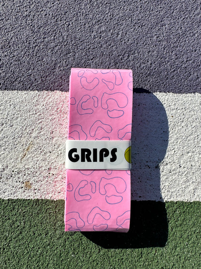 12 Pink Pironessa Tacky Tennis Grips